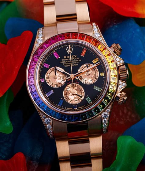 rolex daytona rainbow usato|rolex daytona rainbow 2022 price.